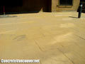 Pool deck stamped concrete completed in North Vancouver, BC, Canada