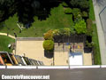 Stamping the pool deck in North Vancouver, BC, Canada