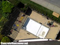 Stamping the pool deck in North Vancouver, BC, Canada