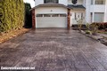 Stamped Concrete Driveway in Burnaby, BC, Canada