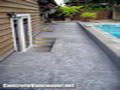 Stamped Concrete Sidewalk in Port Moody, BC, Canada