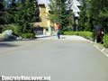 Broom Finish concrete driveway completed in Whistler, BC, Canada