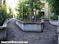 Pathway gravel preparation ready for stamped concrete in Whistler, BC, Canada